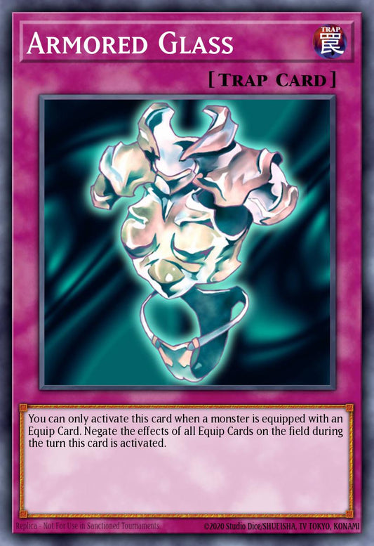 (019) YuGiOh TCG PSV: Pharaoh's Servant Single: Armored Glass (V.1 - Common)  Common