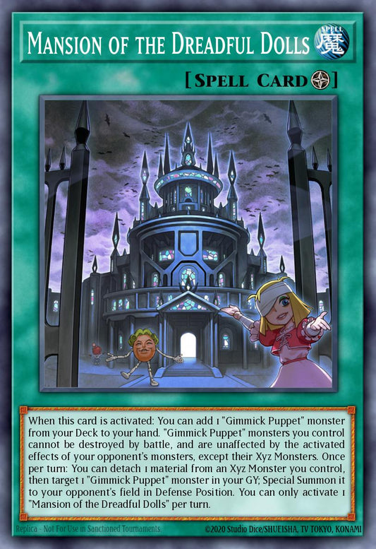 (056) YuGiOh TCG INFO: The Infinite Forbidden Single: Mansion of the Dreadful Dolls  Common