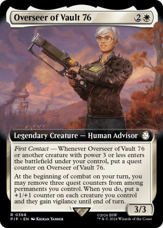 (368) Magic The Gathering Universes Beyond: Fallout: Extras Single: Overseer of Vault 76 (V.1) Holo Rare