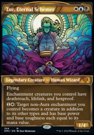 (368) Magic The Gathering Dominaria United: Extras Single: Zur, Eternal Schemer (V.2) Holo Mythic