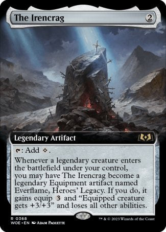 (368) Magic The Gathering Wilds of Eldraine: Extras Single: The Irencrag Holo Rare