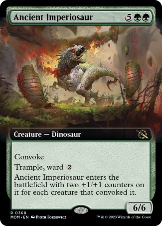 (368) Magic The Gathering March of the Machine: Extras Single: Ancient Imperiosaur Rare