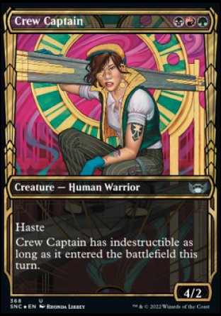 (368) Magic The Gathering Streets of New Capenna: Extras Single: Crew Captain (V.2) Uncommon