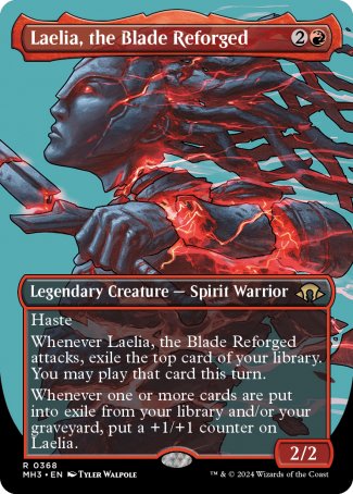 (368) Magic The Gathering Modern Horizons 3: Extras Single: Laelia, the Blade Reforged (V.1) Holo Rare