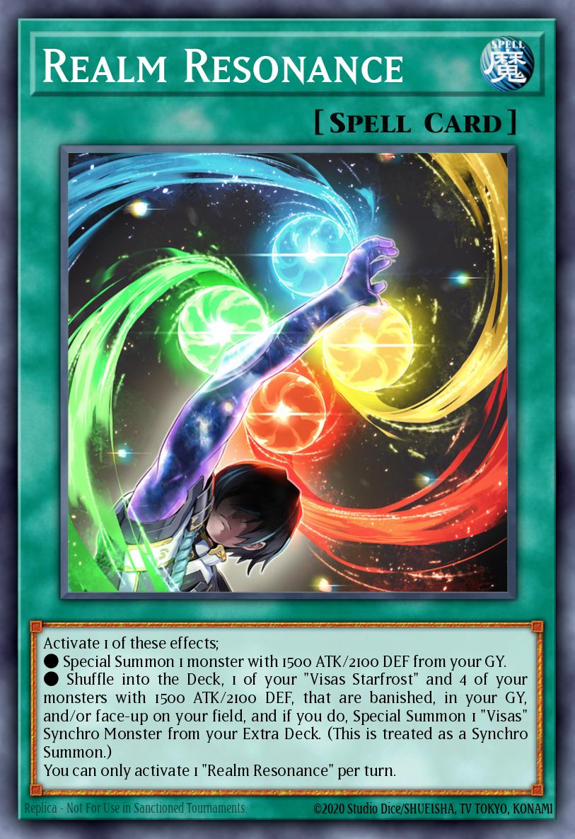 (374) YuGiOh TCG MP24: 25th Anniversary Tin: Dueling Mirrors Single: Realm Resonance Common