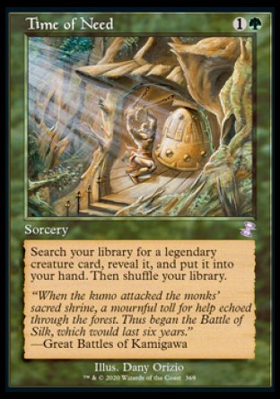 (369) Magic The Gathering Time Spiral Remastered: Extras Single: Time of Need Holo Time Shifted