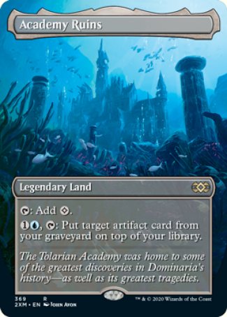 (369) Magic The Gathering Double Masters: Extras Single: Academy Ruins Rare