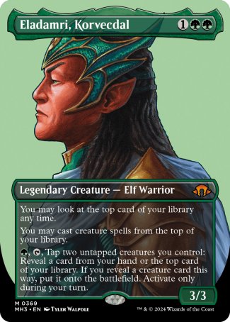 (369) Magic The Gathering Modern Horizons 3: Extras Single: Eladamri, Korvecdal (V.1) Holo Mythic
