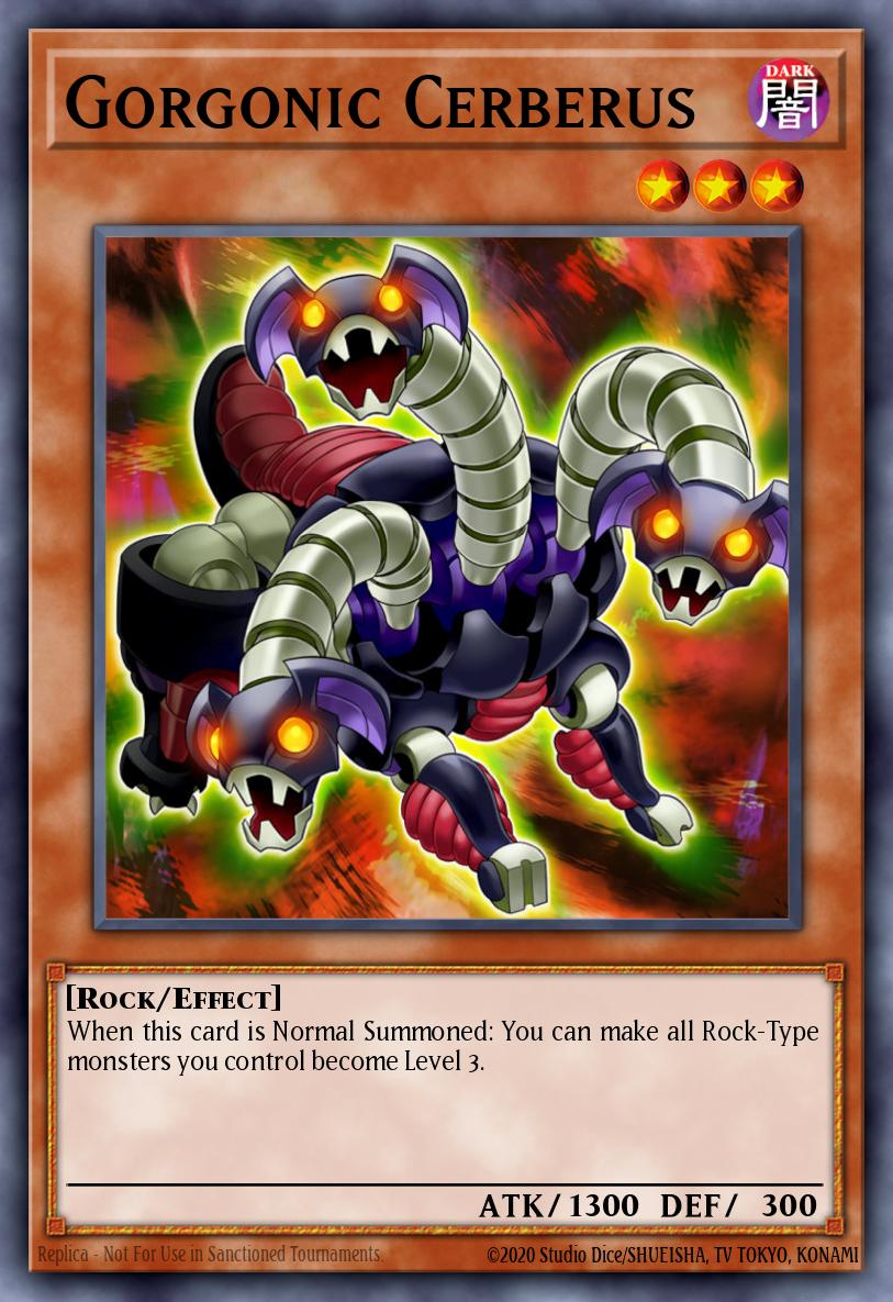 (195) YuGiOh TCG MP14: 2014 Mega-Tins Mega-Pack Single: Gorgonic Cerberus Common