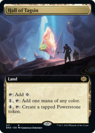 (371) Magic The Gathering The Brothers' War: Extras Single: Hall of Tagsin Holo Rare