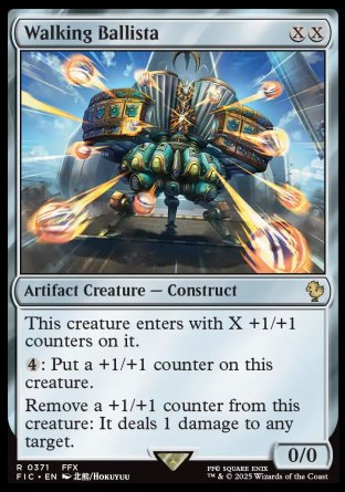 (371) Magic The Gathering Commander: Magic: The Gathering - FINAL FANTASY: Collector's Edition Single: Walking Ballista Holo Rare