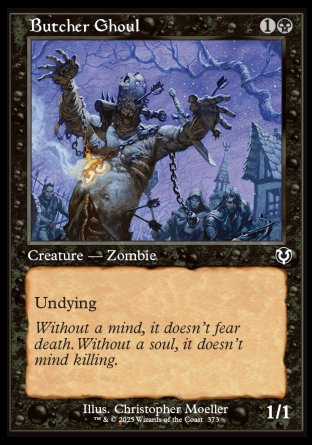 (373) Magic The Gathering Innistrad Remastered: Extras Single: Butcher Ghoul Common