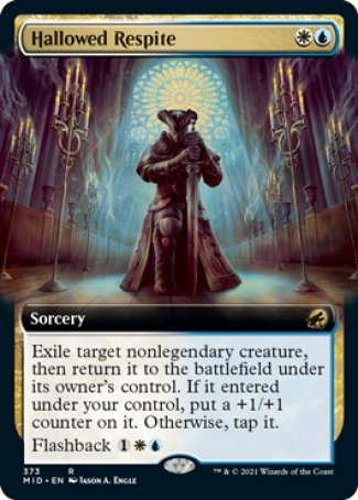 (373) Magic The Gathering Innistrad: Midnight Hunt: Extras Single: Hallowed Respite Rare