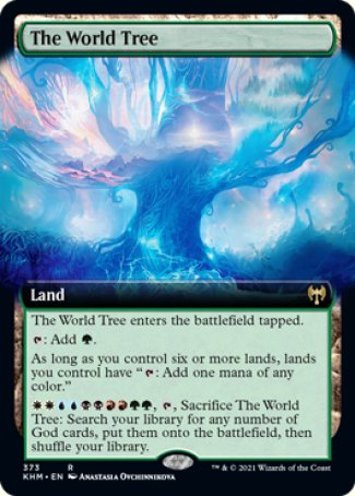 (373) Magic The Gathering Kaldheim: Extras Single: The World Tree Rare