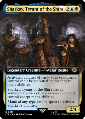 (373) Magic The Gathering The Lord of the Rings: Tales of Middle-earth: Extras Single: Sharkey, Tyrant of the Shire Rare