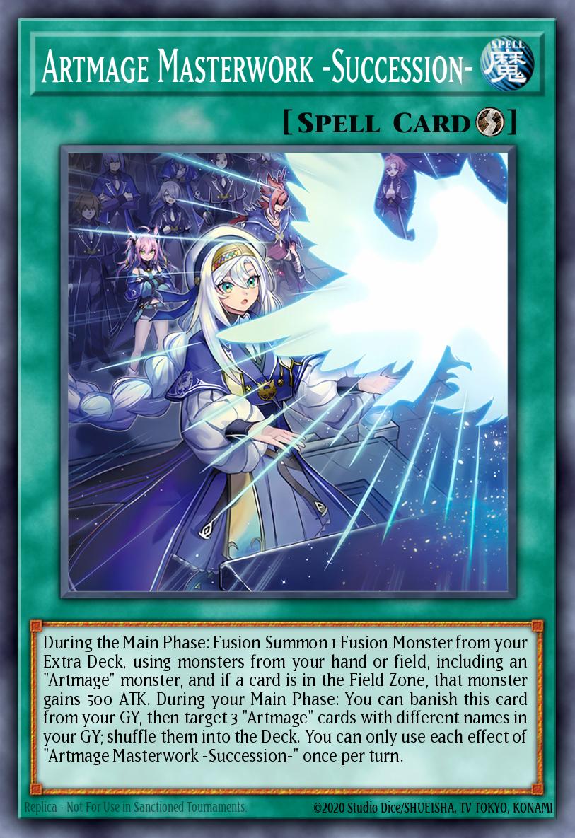 (DUAD056) YuGiOh TCG Duelist’s Advance Single: Artmage Masterwork -Succession- Common