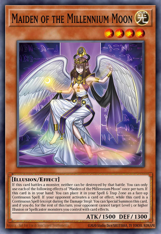 (004) YuGiOh TCG INFO: The Infinite Forbidden Single: Maiden of the Millennium Moon  Common