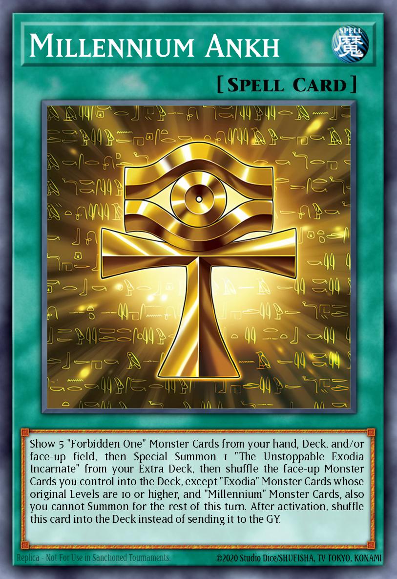 (SP1) YuGiOh TCG INFO: The Infinite Forbidden Single: Millennium Ankh (V.2 - Ultra Rare) Ultra Rare