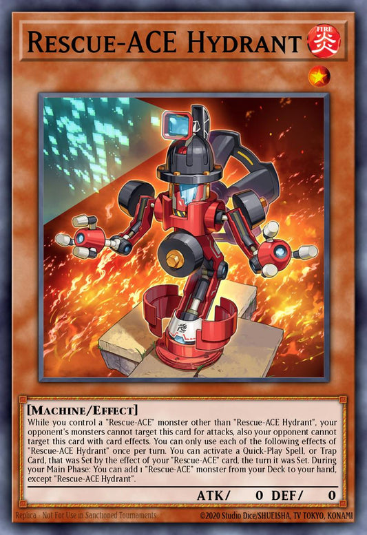(046) YuGiOh TCG MP25: 2025 Mega-Pack Tin Single: Rescue-ACE Hydrant  Starlight Rare