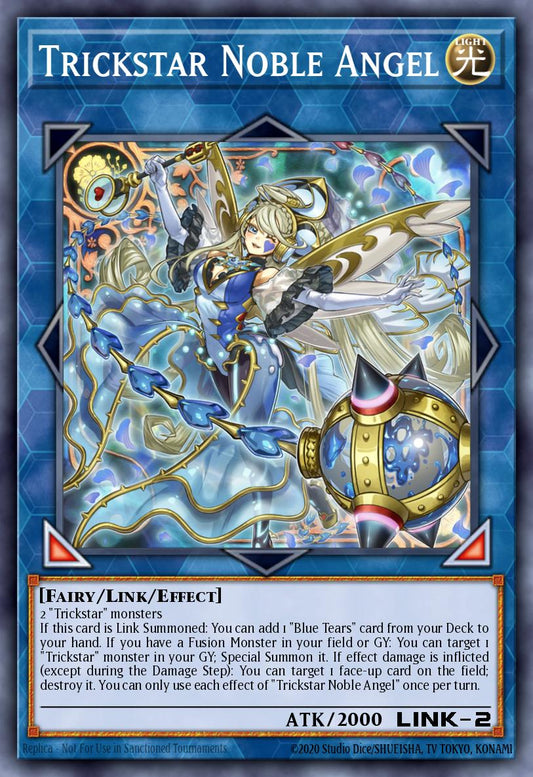 (029) YuGiOh TCG MZTM: Maze of the Master Single: Trickstar Noble Angel  Super Rare
