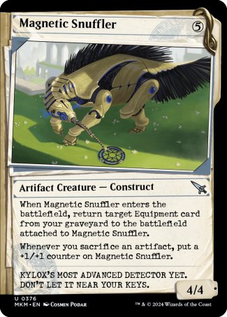 (376) Magic The Gathering Murders at Karlov Manor: Extras Single: Magnetic Snuffler Uncommon