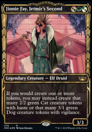 (378) Magic The Gathering Streets of New Capenna: Extras Single: Jinnie Fay, Jetmir's Second (V.2) Rare