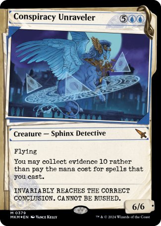 (379) Magic The Gathering Murders at Karlov Manor: Extras Single: Conspiracy Unraveler (V.2) Mythic