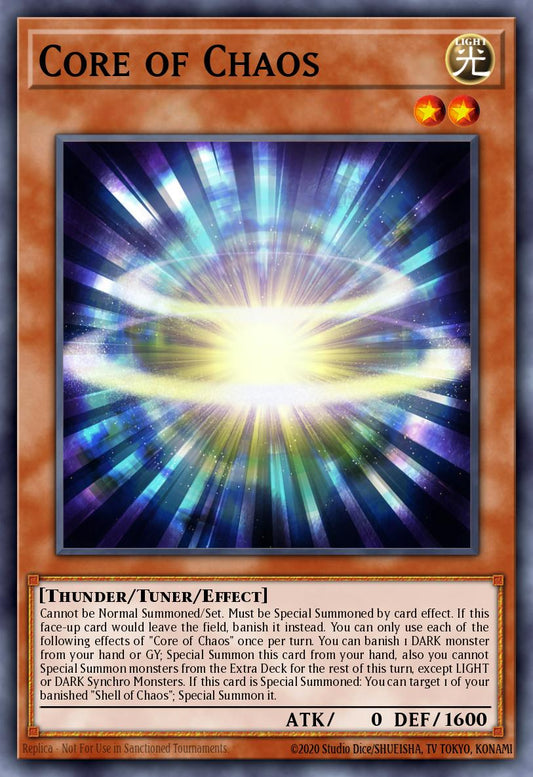 (309) YuGiOh TCG MP24: 25th Anniversary Tin: Dueling Mirrors Single: Core of Chaos  Common