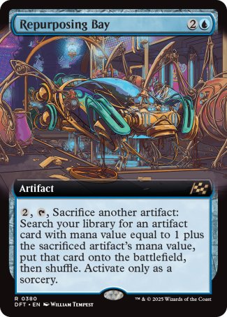 (380) Magic The Gathering Aetherdrift: Extras Single: Repurposing Bay Rare