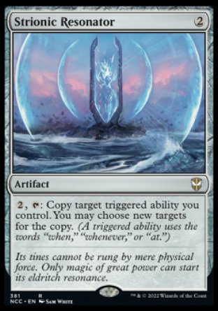 (381) Magic The Gathering Commander: Streets of New Capenna Single: Strionic Resonator Rare