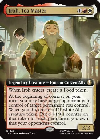 (381) Magic The Gathering Magic: The Gathering | Avatar: The Last Airbender: Extras Single: Iroh, Tea Master Rare