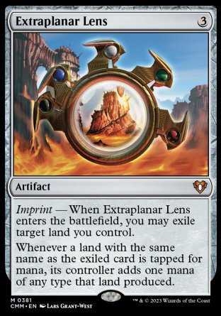 (381) Magic The Gathering Commander Masters Single: Extraplanar Lens Mythic