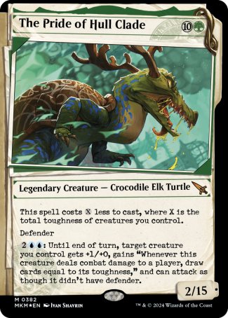 (382) Magic The Gathering Murders at Karlov Manor: Extras Single: The Pride of Hull Clade (V.2) Mythic