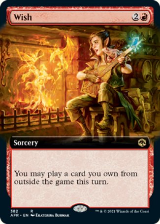 (382) Magic The Gathering Adventures in the Forgotten Realms: Extras Single: Wish Rare
