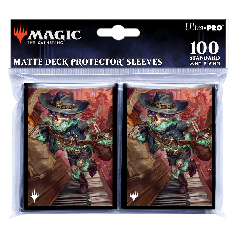 Magic the Gathering: Ultra Pro Matte Deck Protector Sleeves 100ct - Outlaws of Thunder Junction - Tinybones, the Pickpocket
