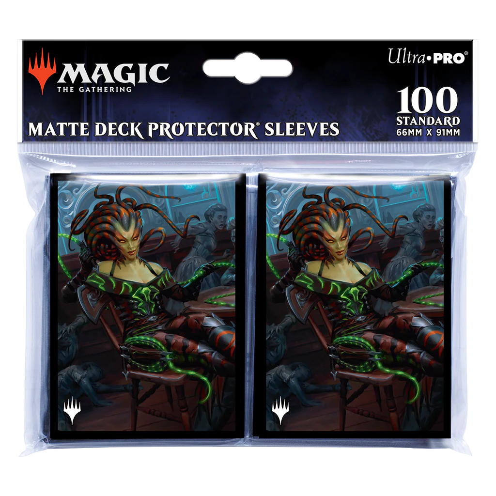 Magic the Gathering: Ultra Pro Matte Deck Protector Sleeves 100ct - Outlaws of Thunder Junction - Vraska, the Silencer