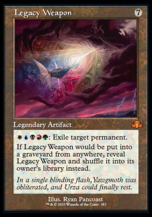 (383) Magic The Gathering Dominaria Remastered: Extras Single: Legacy Weapon (V.1) Holo Mythic