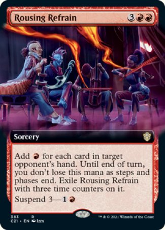 (383) Magic The Gathering Commander: Strixhaven: Extras Single: Rousing Refrain Rare