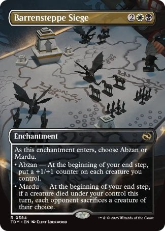 (384) Magic The Gathering Tarkir: Dragonstorm: Extras Single: Barrensteppe Siege Rare