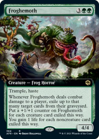 (384) Magic The Gathering Adventures in the Forgotten Realms: Extras Single: Froghemoth Holo Rare