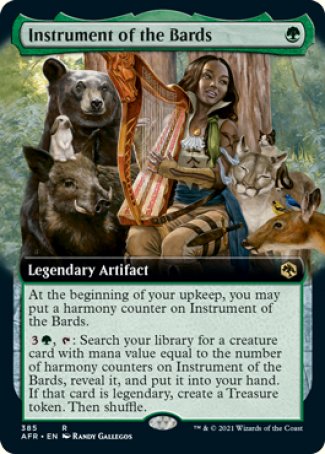 (385) Magic The Gathering Adventures in the Forgotten Realms: Extras Single: Instrument of the Bards Holo Rare