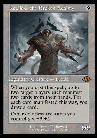 (386) Magic The Gathering Modern Horizons 3: Extras Single: Kozilek, the Broken Reality (V.2) Mythic