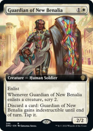 (386) Magic The Gathering Dominaria United: Extras Single: Guardian of New Benalia Holo Rare