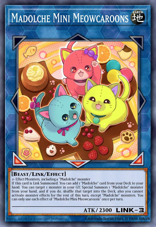 (050) YuGiOh TCG INFO: The Infinite Forbidden Single: Madolche Mini Meowcaroons  Common