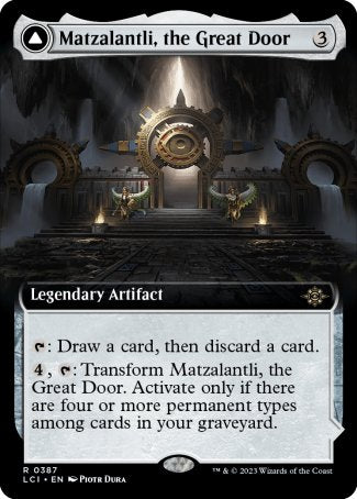 (387) Magic The Gathering The Lost Caverns of Ixalan: Extras Single: Matzalantli, the Great Door // The Core Holo Rare