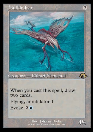 (388) Magic The Gathering Modern Horizons 3: Extras Single: Nulldrifter Rare