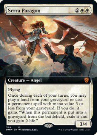 (388) Magic The Gathering Dominaria United: Extras Single: Serra Paragon Holo Mythic