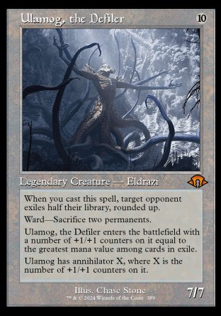 (389) Magic The Gathering Modern Horizons 3: Extras Single: Ulamog, the Defiler (V.2) Mythic