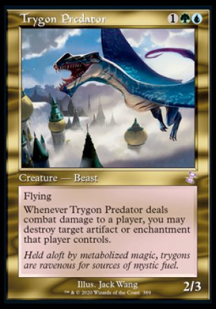 (389) Magic The Gathering Time Spiral Remastered: Extras Single: Trygon Predator Time Shifted
