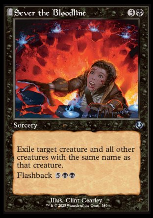 (389) Magic The Gathering Innistrad Remastered: Extras Single: Sever the Bloodline Holo Uncommon